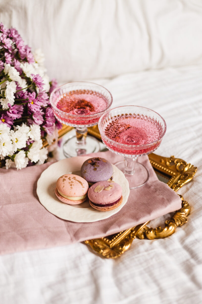 NEW! Linen serving napkins - Dusty rose