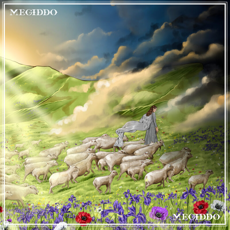 "Megiddo" silk-faille scarf