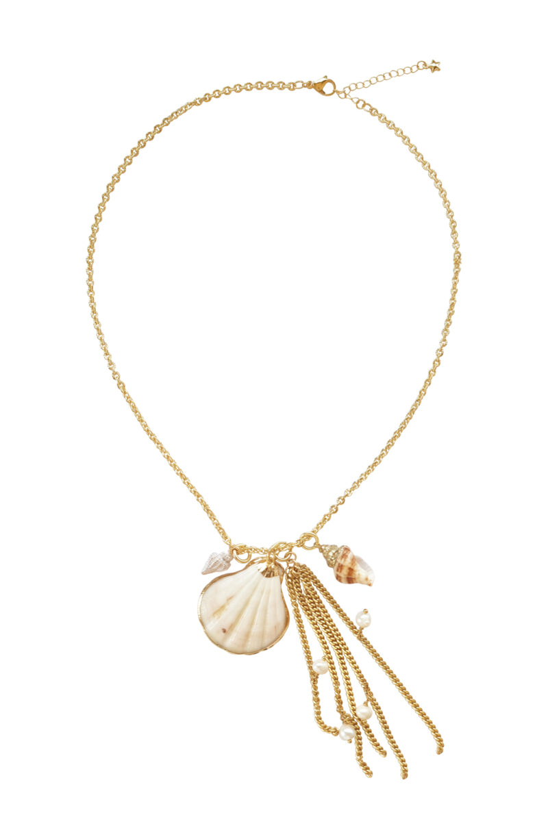 Gold-plated Shell necklace