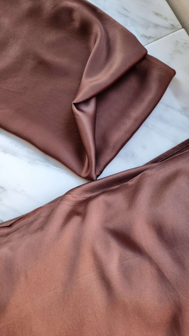Silk Chocolate Pillowcases