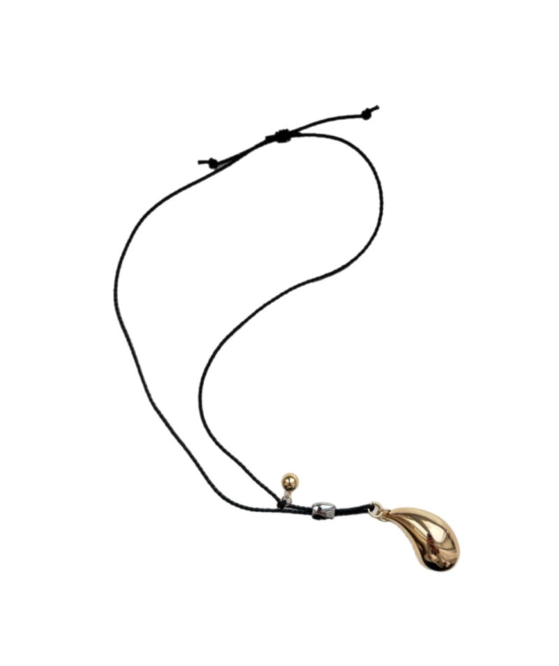 Golden drop Wrap Necklace