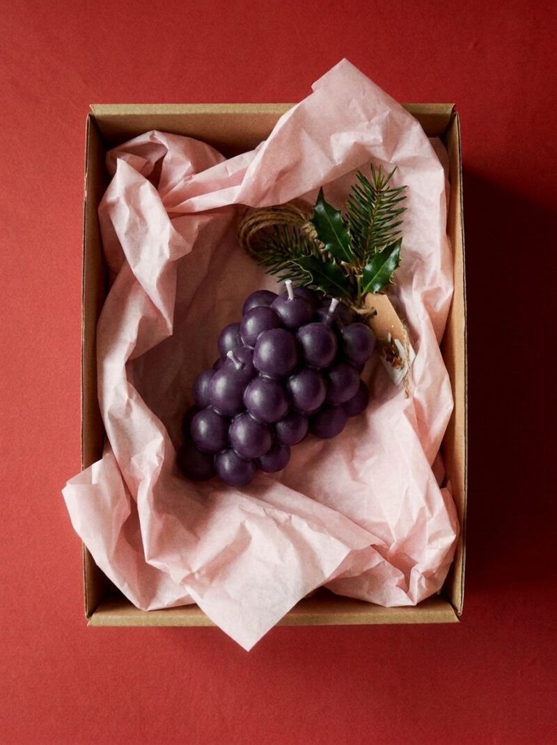 Mediterranean Grapes Candle Dark Burgundy PRE-ORDER